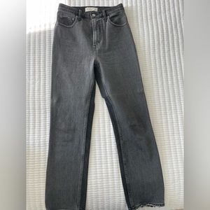 Abercrombie black high rise jeans